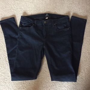 Just Black dark denim jeans.